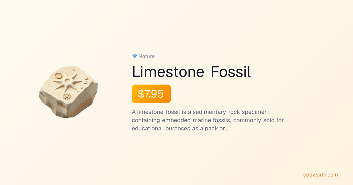 What's a Limestone Fossil Worth? | Oddworth